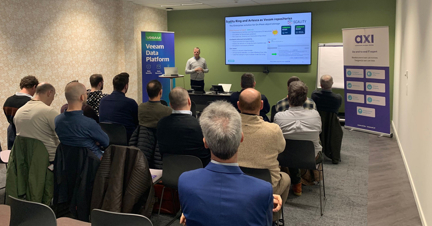 AXI HPE Scality Veaam server storage backup oplossingen 