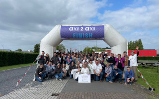 Groepsfoto AXI2AXI run